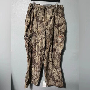 Men's Woolrich XL Hunting Pants Camo Lined Nylon/Polyester Snap Leg & Pockets